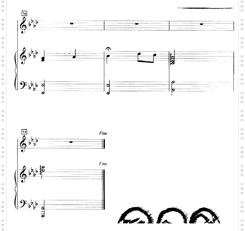 保持微笑钢琴谱