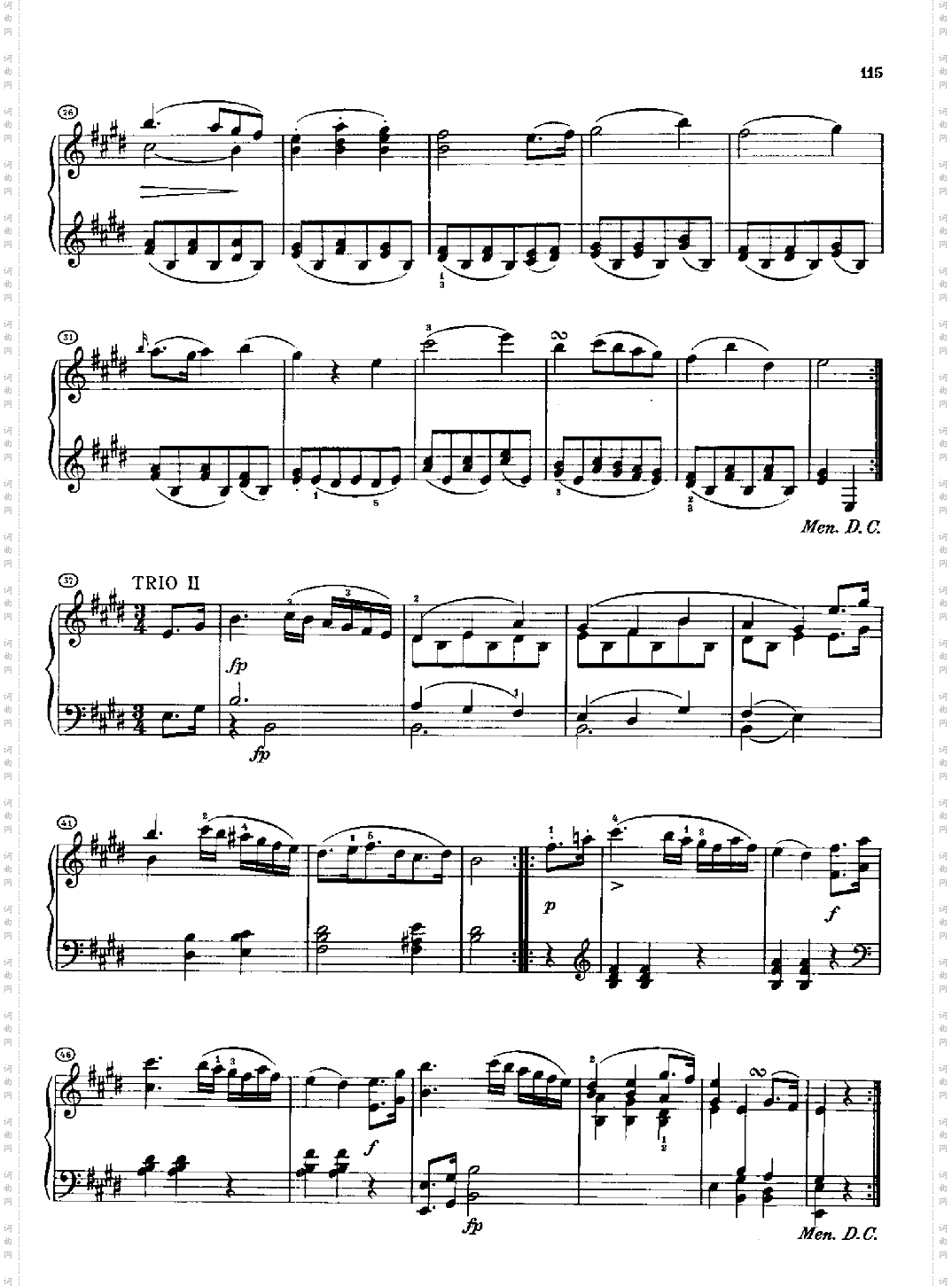 小步舞曲D380键盘类钢琴