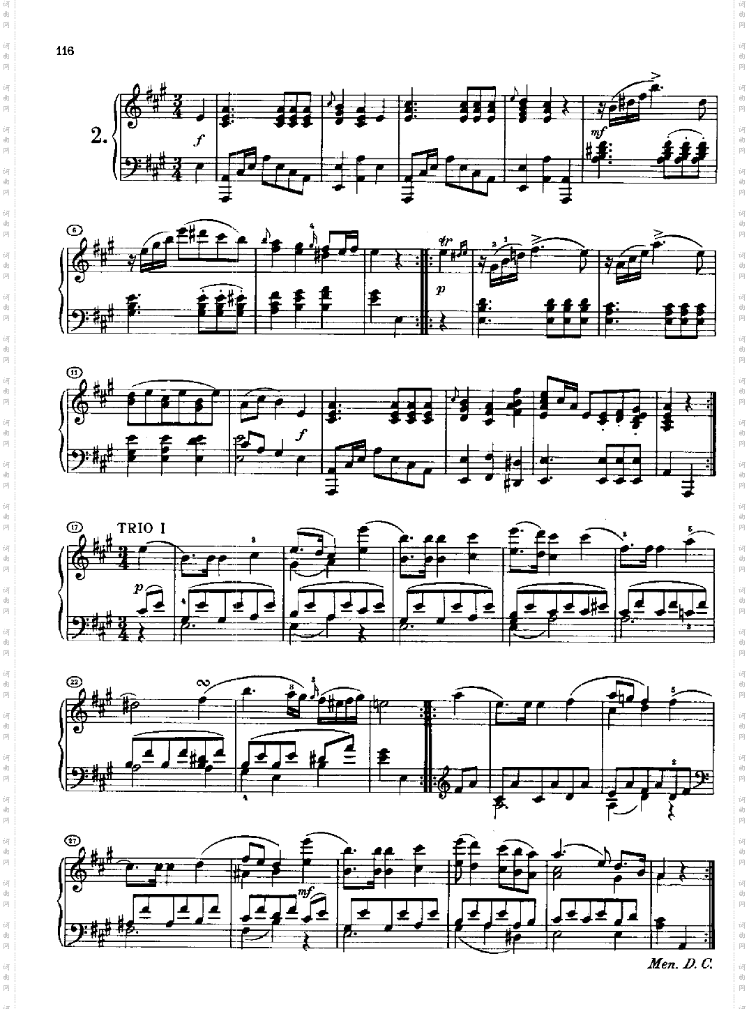 小步舞曲D380键盘类钢琴