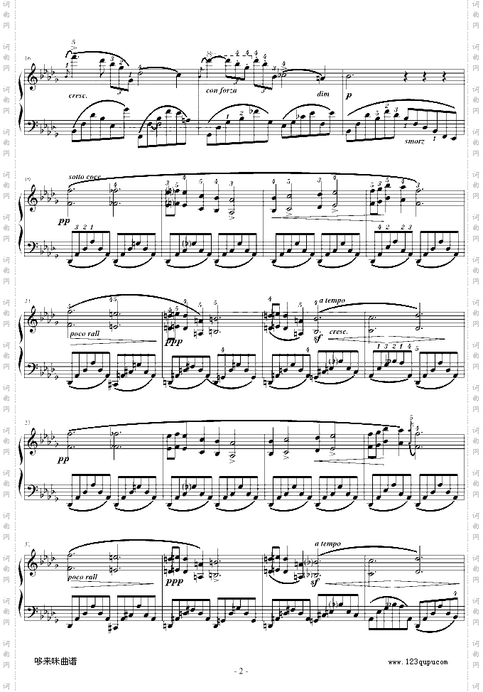 降b小调夜曲Op.9-1-肖邦