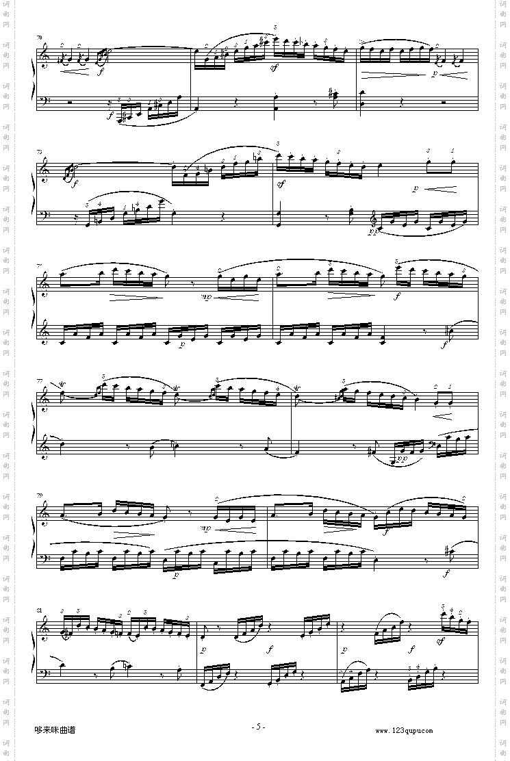 C大调钢琴奏鸣曲K279-莫扎特