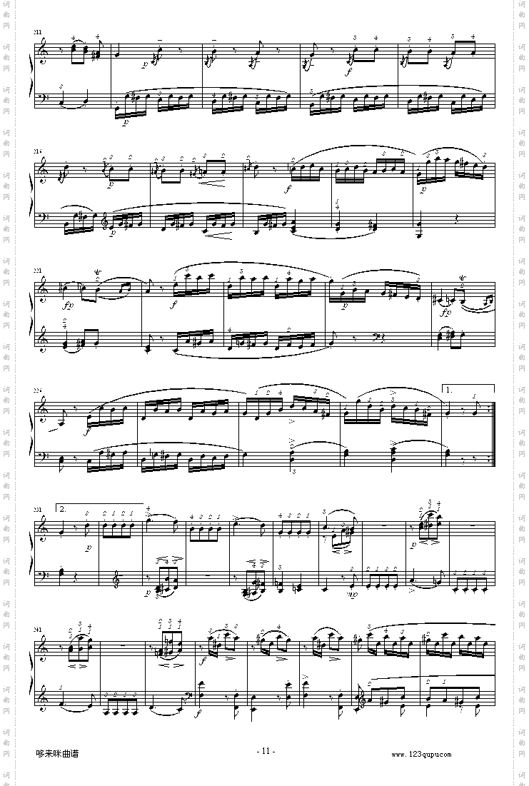 C大调钢琴奏鸣曲K279-莫扎特