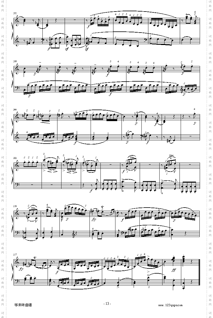 C大调钢琴奏鸣曲K279-莫扎特