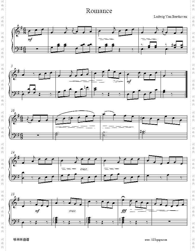 ROMANCE-贝多芬