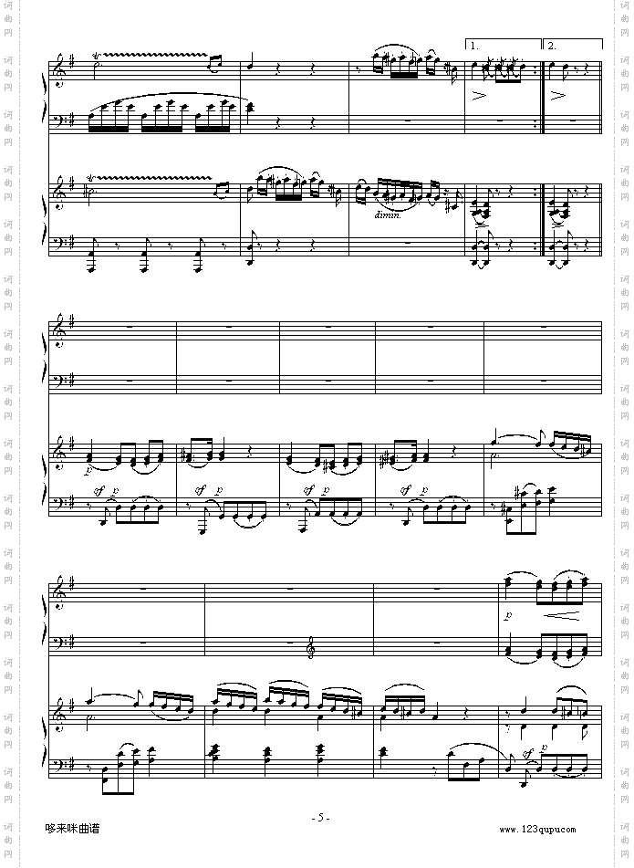 D大调双钢琴奏鸣曲第二乐章-莫扎特