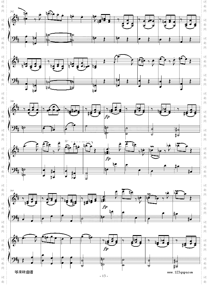 D大调双钢琴奏鸣曲第三乐章-莫扎特