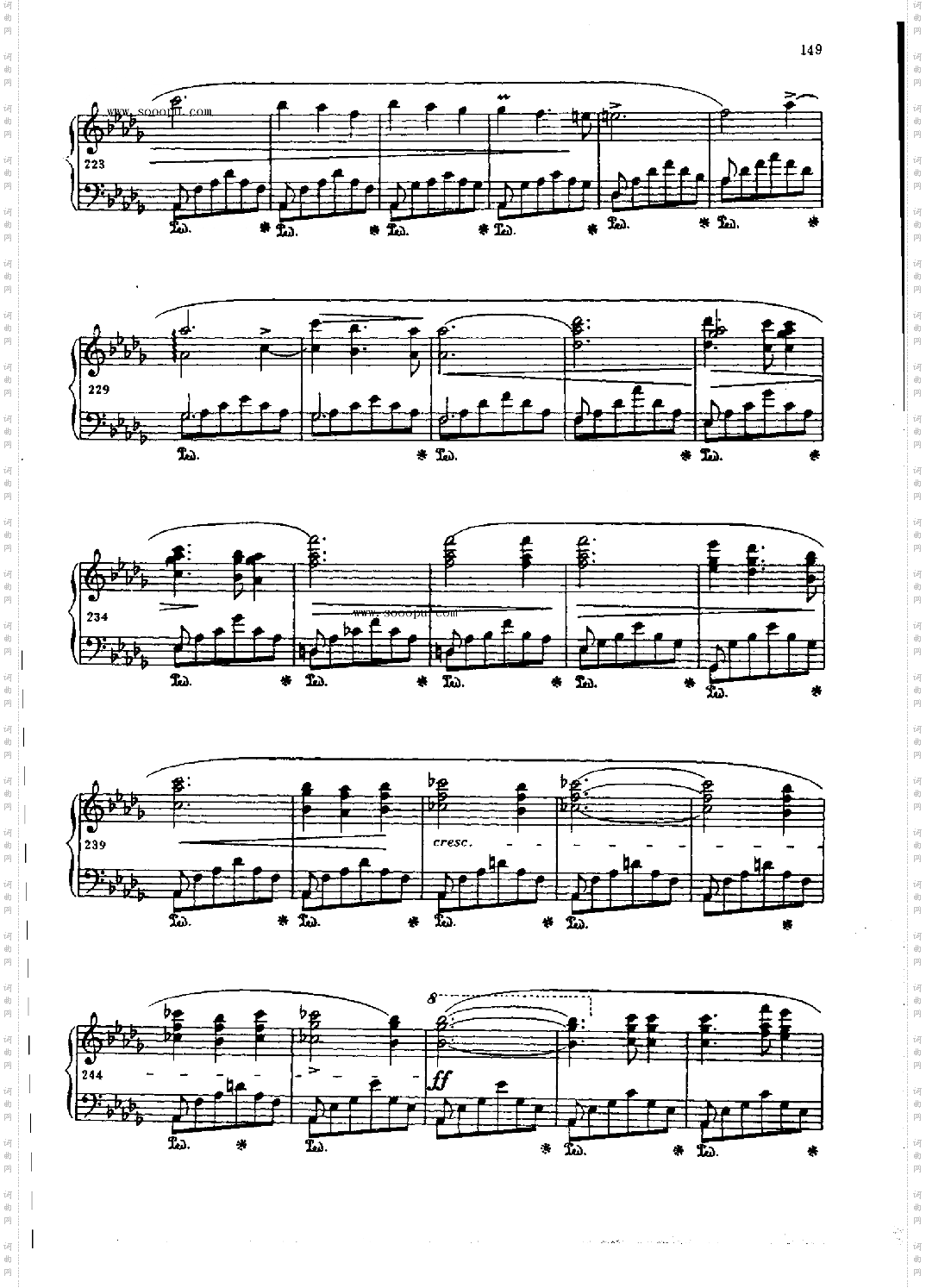 谐谑曲OP.31键盘类钢琴