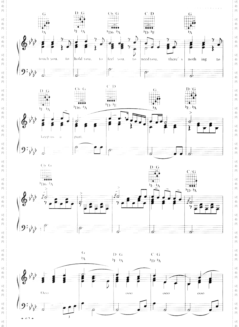 ThreeTimesALady-莱昂内尔·里奇线谱