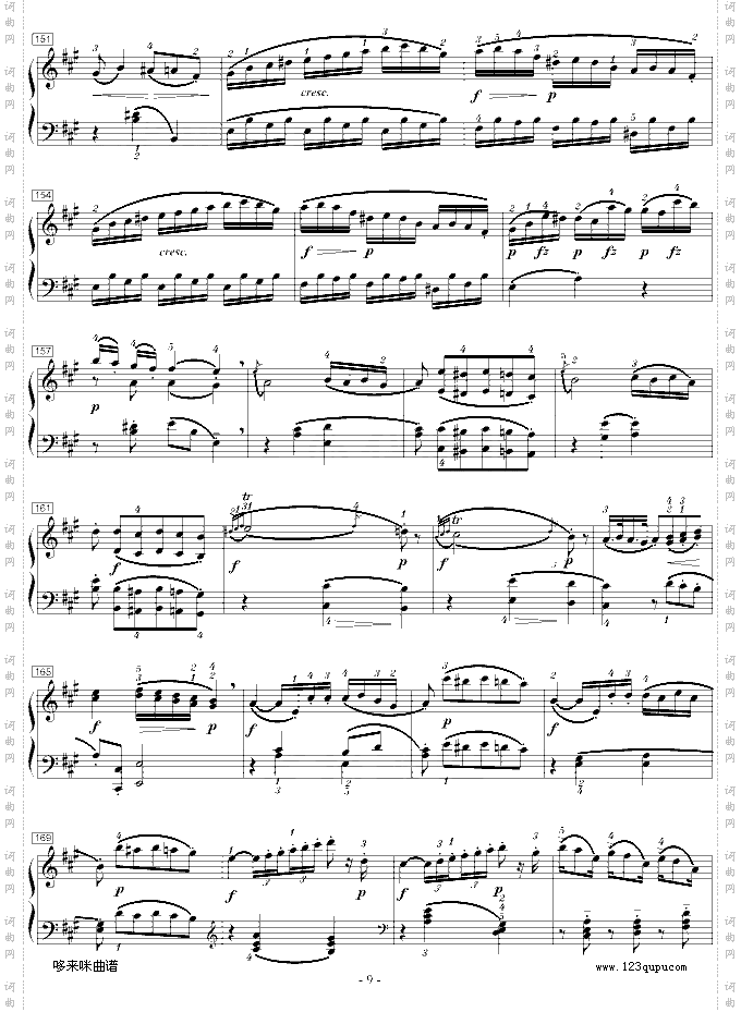 莫扎特D大调钢琴奏鸣曲K.284-莫扎特