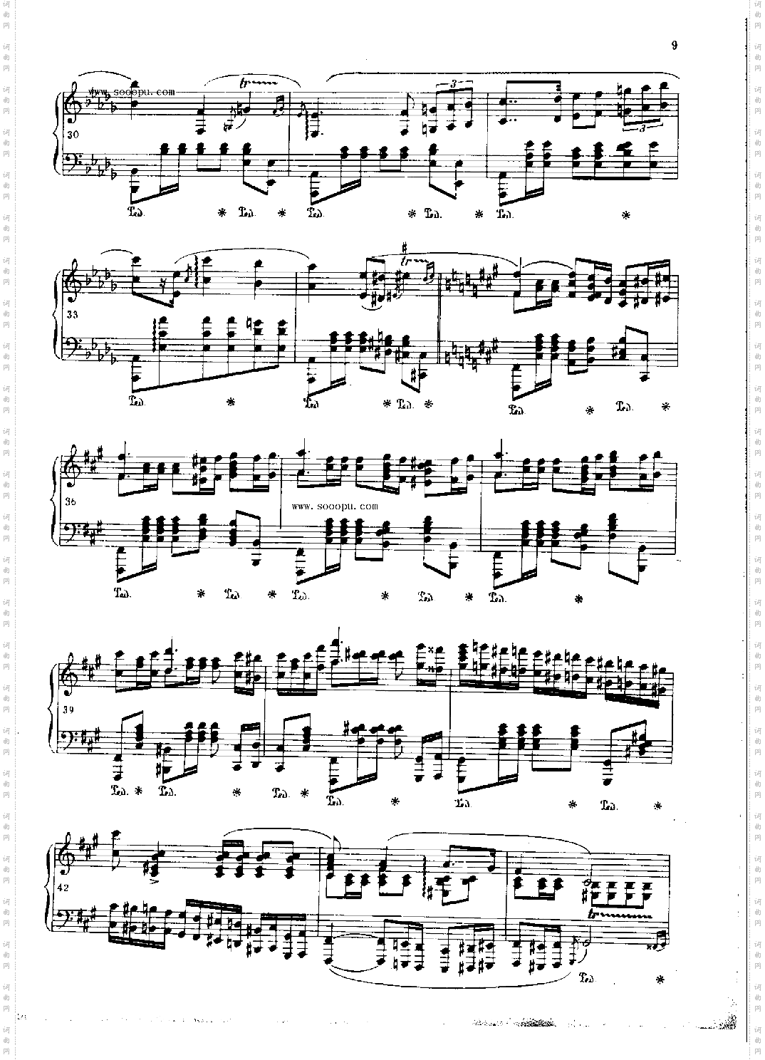 波洛涅兹OP.44键盘类钢琴