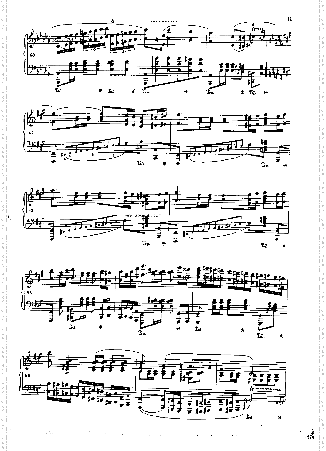 波洛涅兹OP.44键盘类钢琴