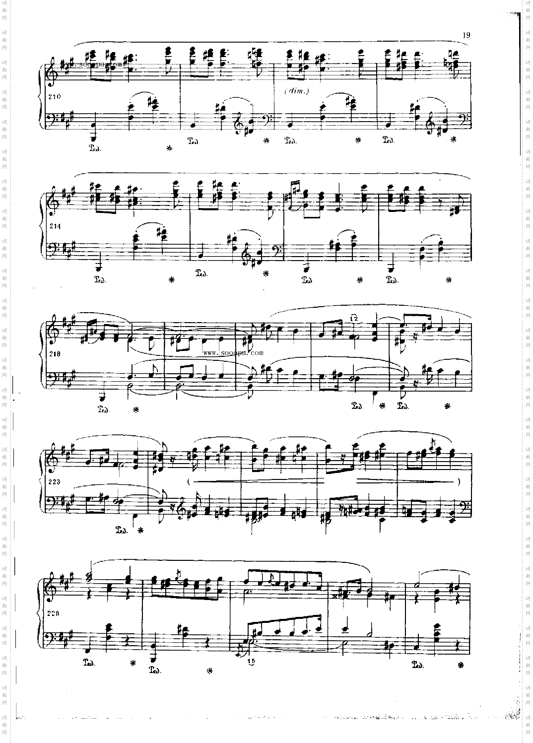 波洛涅兹OP.44键盘类钢琴