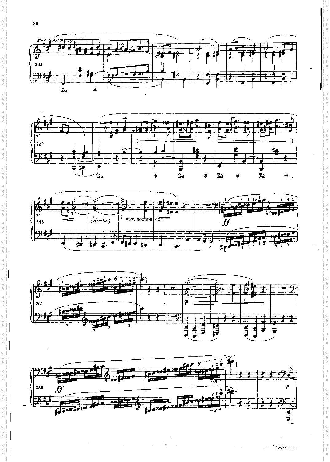 波洛涅兹OP.44键盘类钢琴