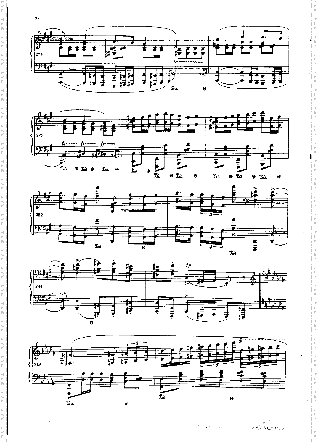 波洛涅兹OP.44键盘类钢琴