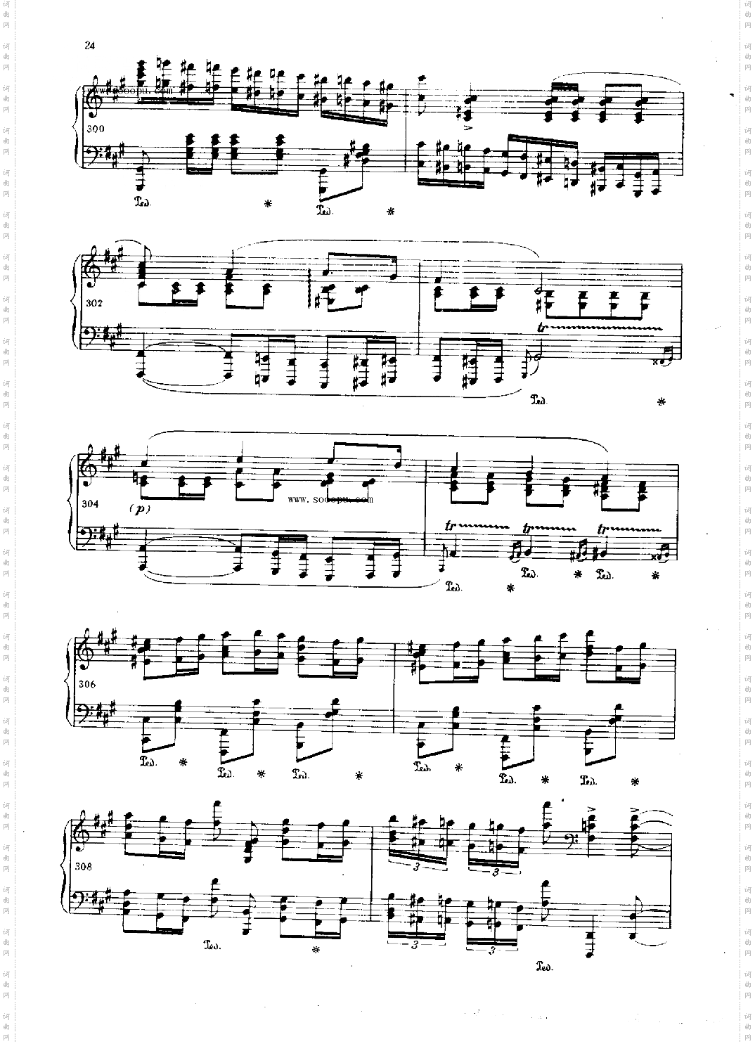 波洛涅兹OP.44键盘类钢琴