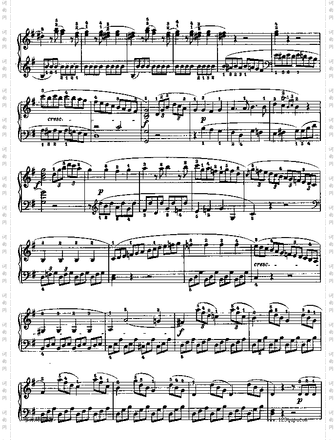 第二十钢琴奏鸣曲-Op.49No.2-贝多芬