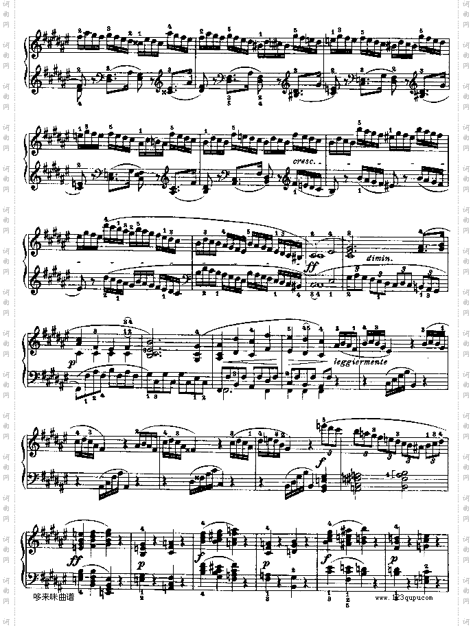 第二十四钢琴奏鸣曲-Op.78-贝多芬
