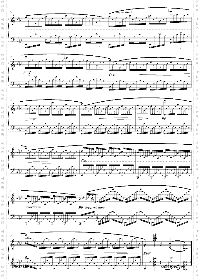 肖邦练习曲Op.25-Nr1-肖邦