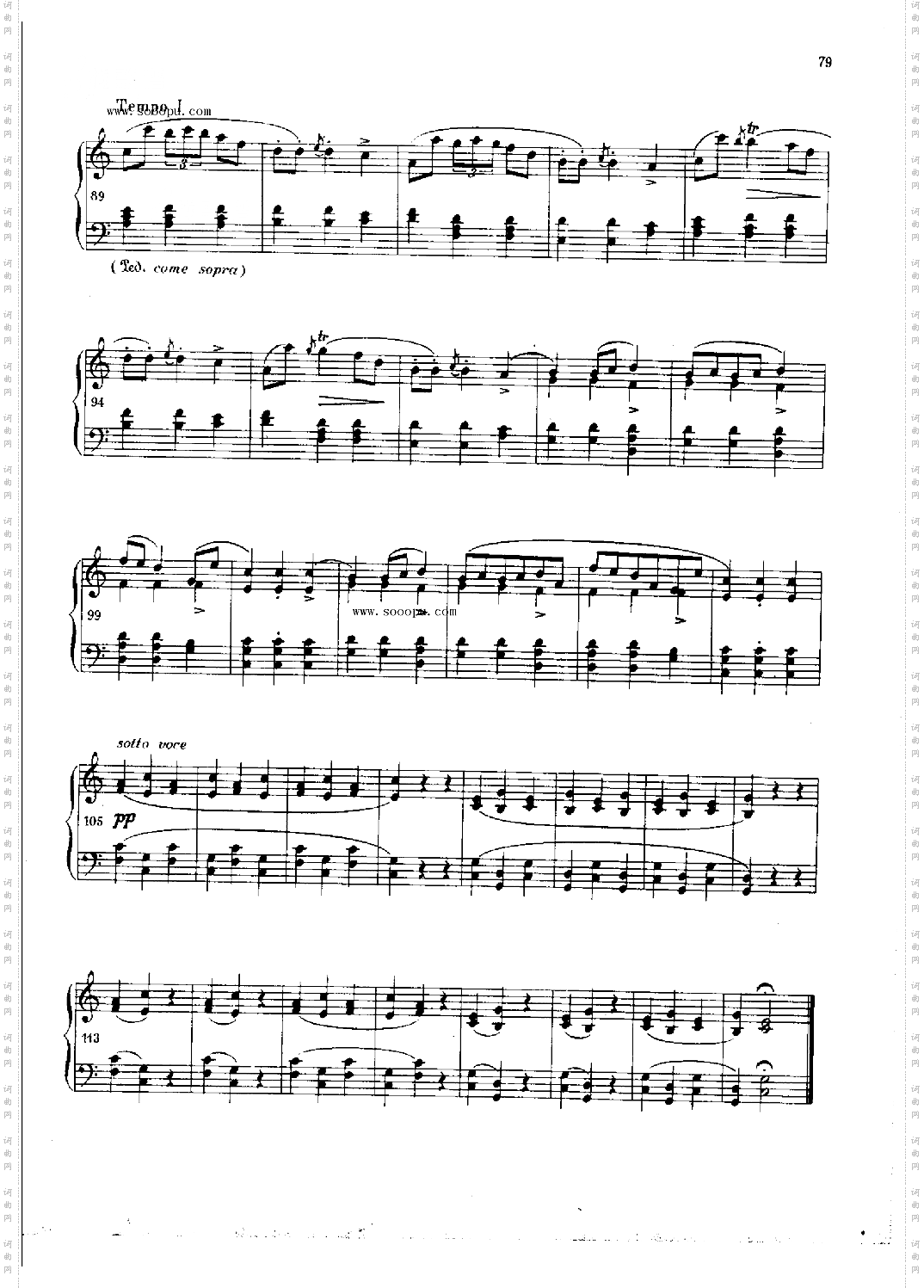 玛祖卡OP.24Nr2键盘类钢琴