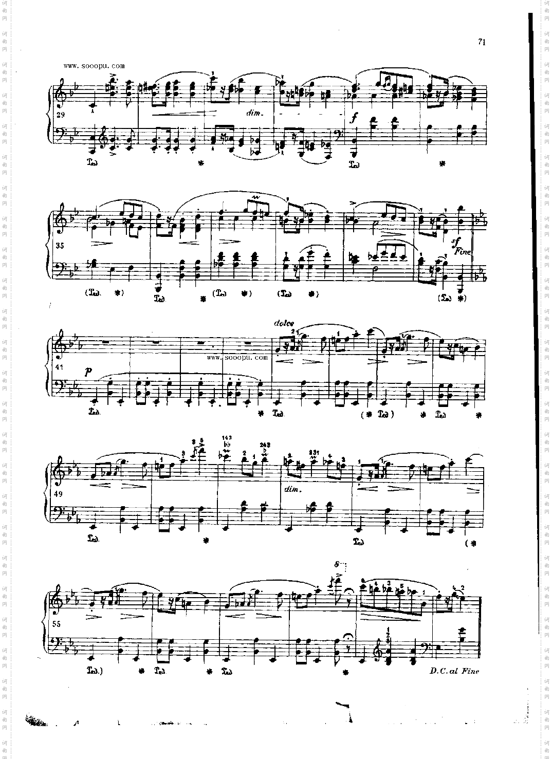 玛祖卡OP.17Nr1键盘类钢琴