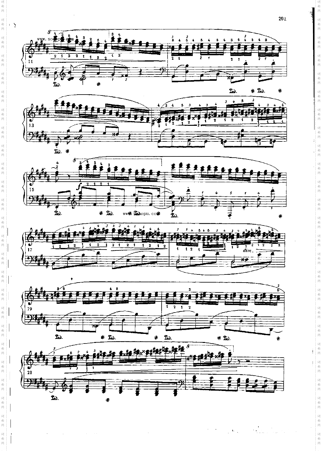 练习曲OP.25Nr6键盘类钢琴