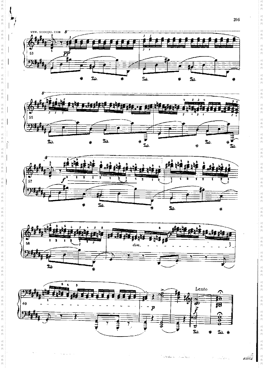 练习曲OP.25Nr6键盘类钢琴