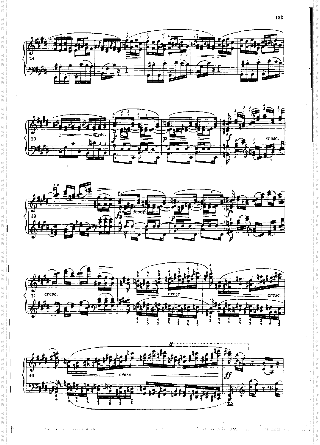 练习曲OP.10Nr3键盘类钢琴