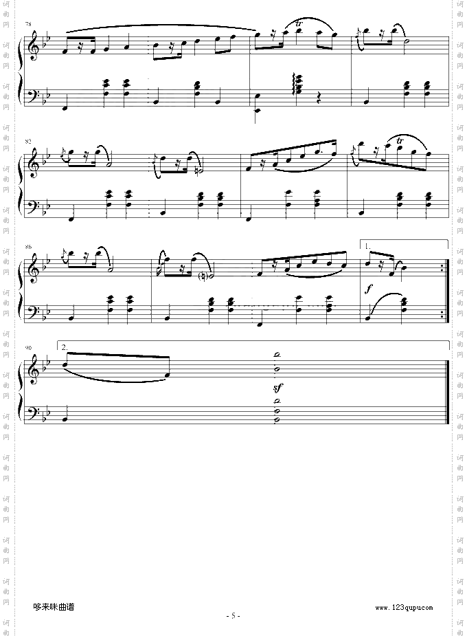 玛祖卡op.7no.1-肖邦