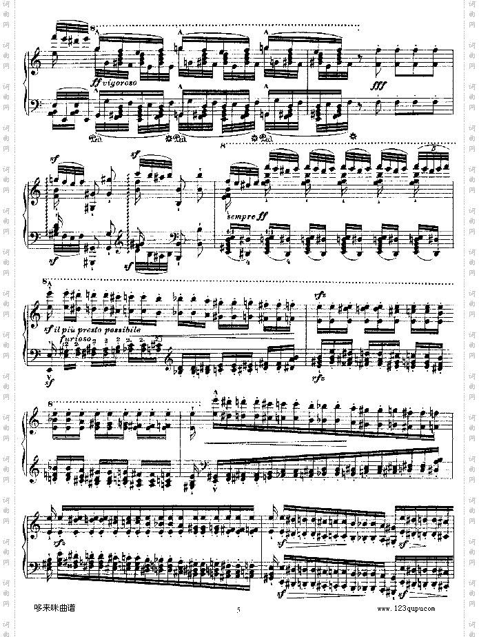 钟声大幻想曲-李斯特