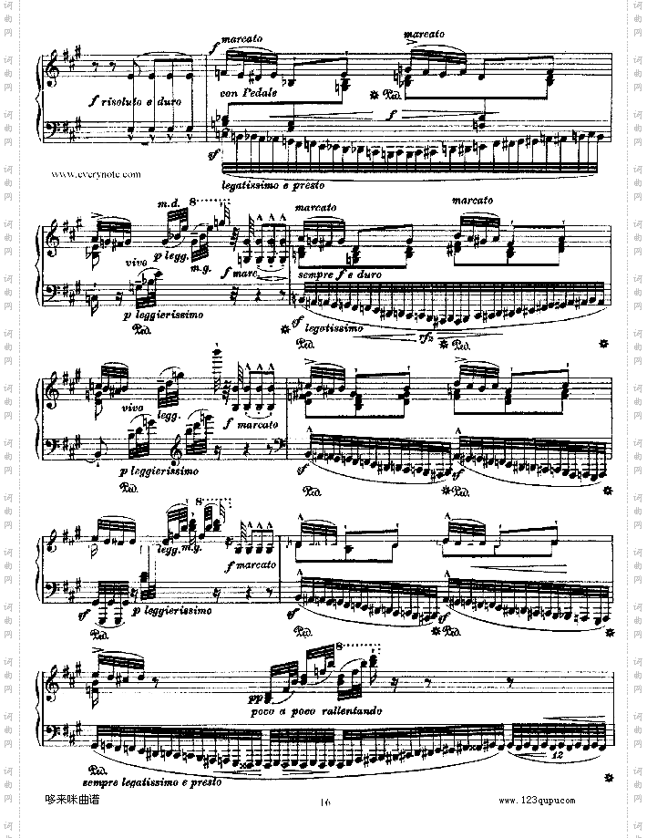 钟声大幻想曲-李斯特