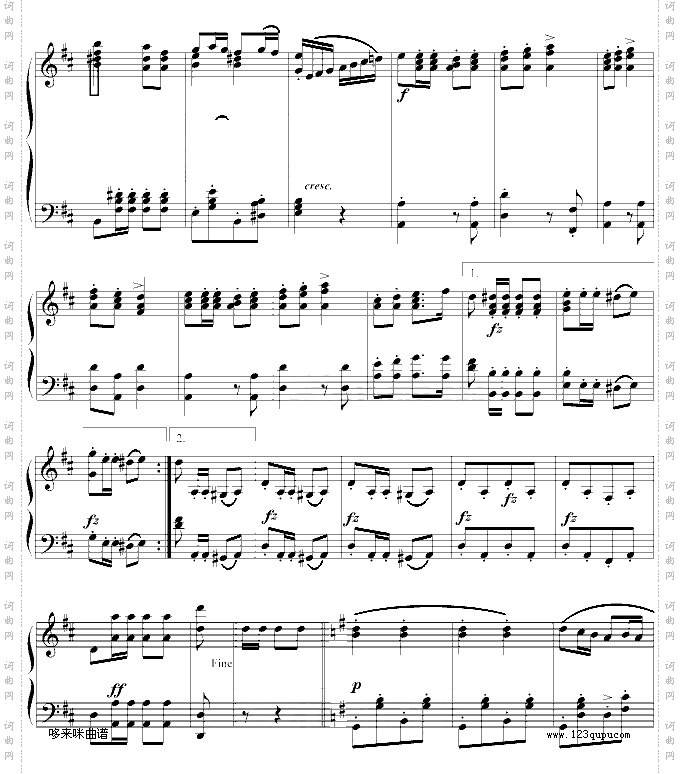 军队进行曲-DoReMi版-舒伯特