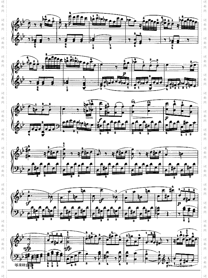 第十九钢琴奏鸣曲-Op.49No.1-贝多芬