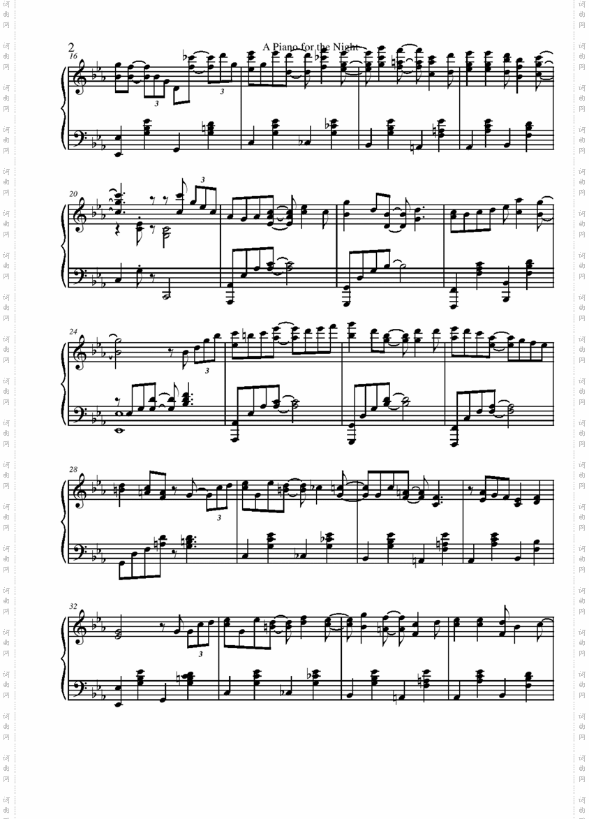 A Piano for the Night