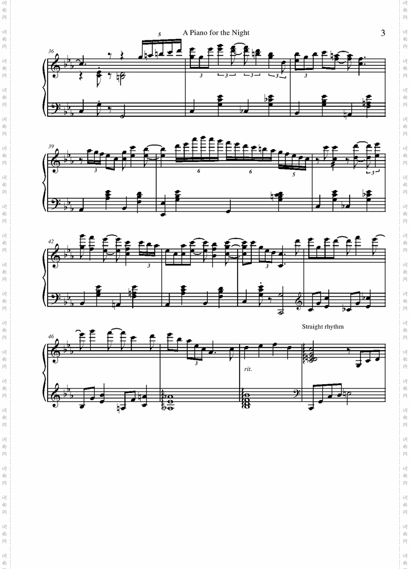 A Piano for the Night