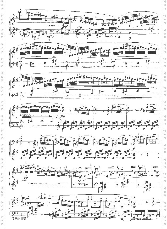 G大调第十钢琴奏鸣曲Op.14No--2-贝多芬