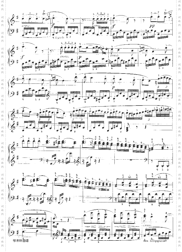 G大调第十钢琴奏鸣曲Op.14No--2-贝多芬
