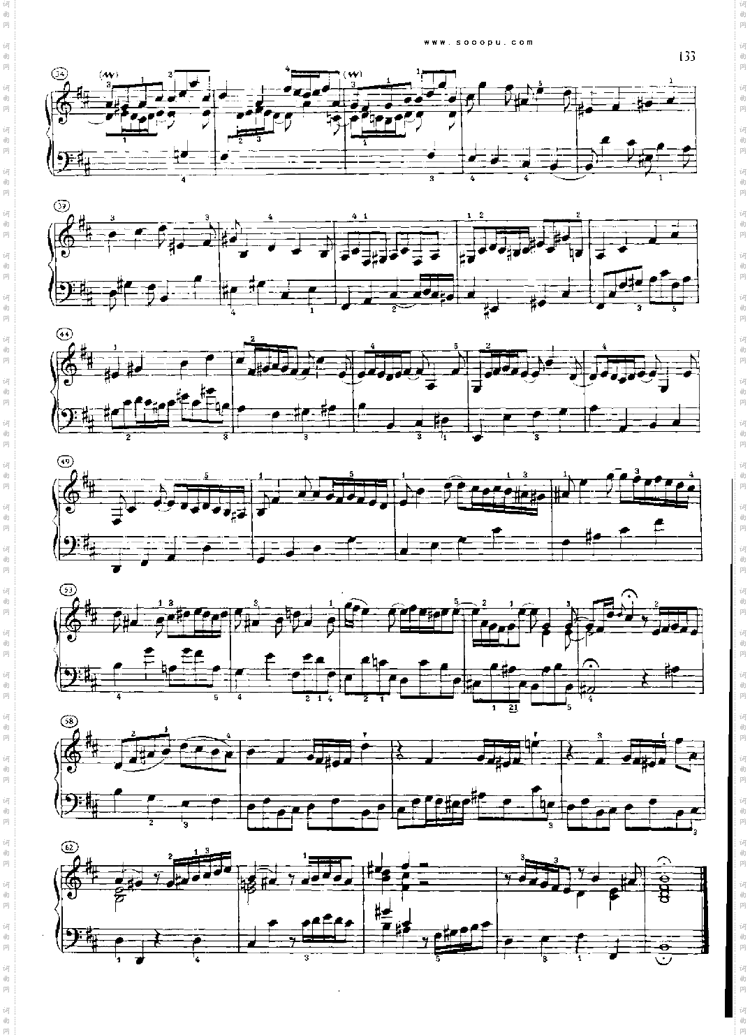 巴赫平均律曲集第二册第24首键盘类钢琴