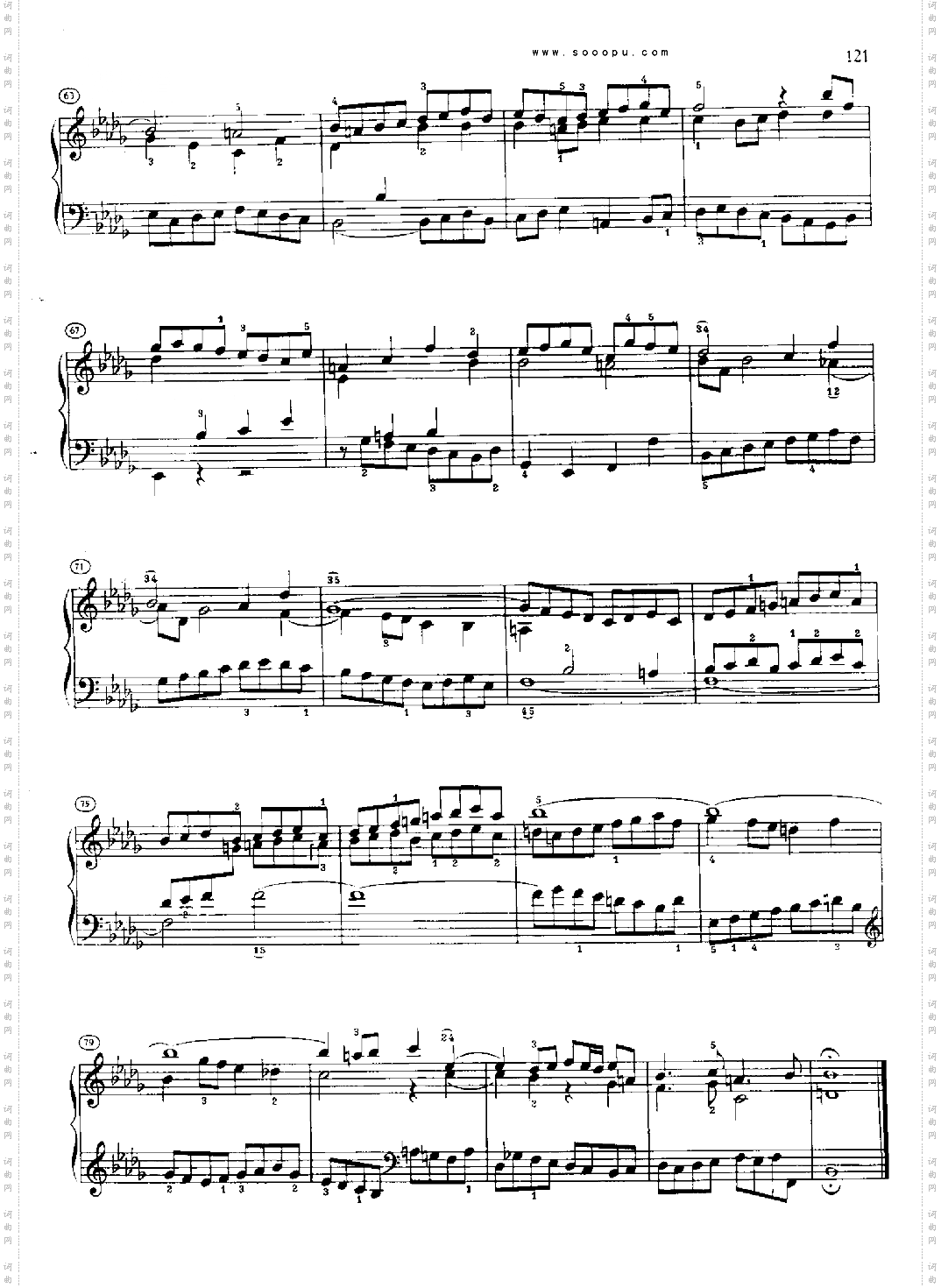巴赫平均律曲集第二册第22首键盘类钢琴