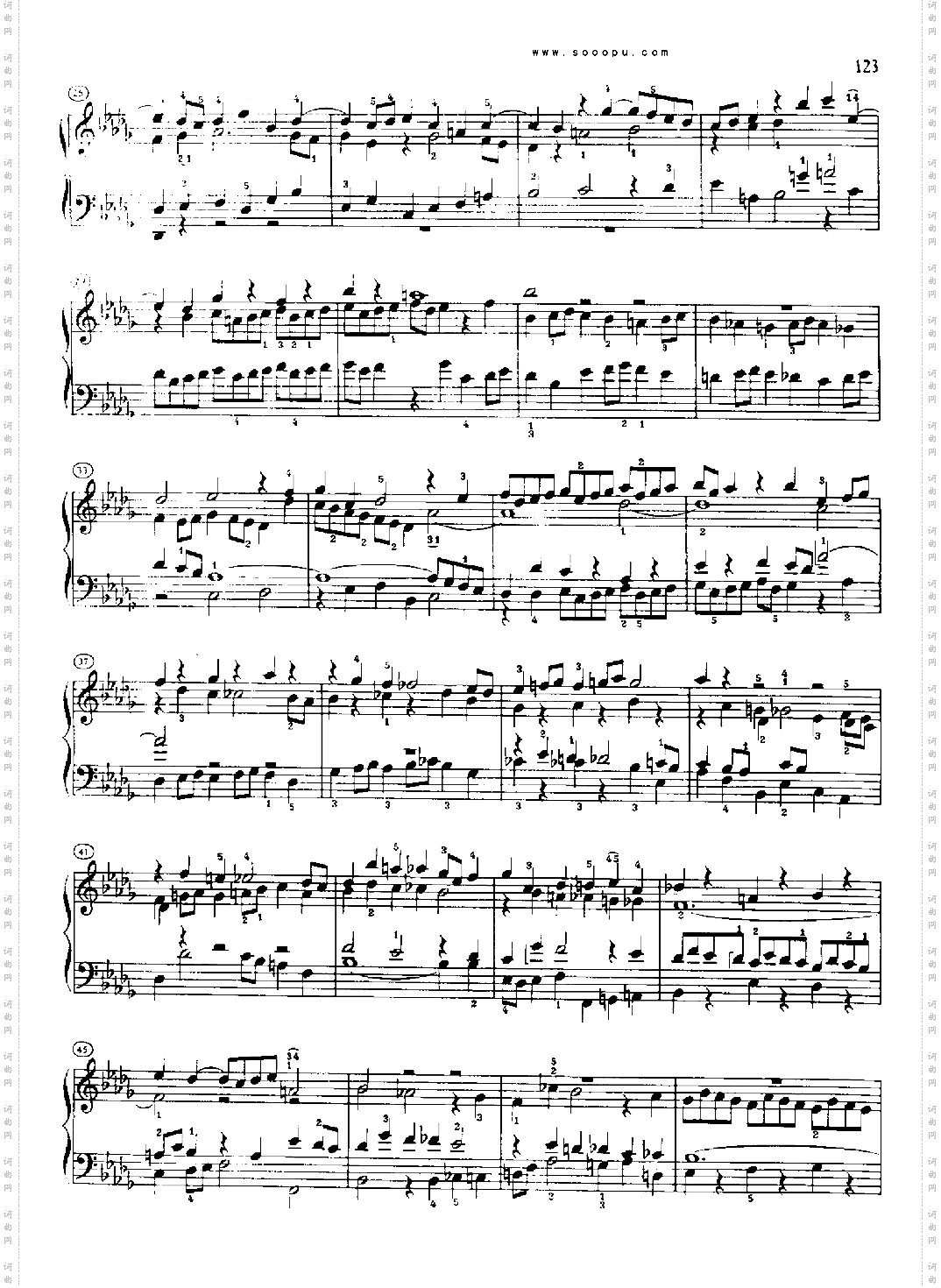 巴赫平均律曲集第二册第22首键盘类钢琴