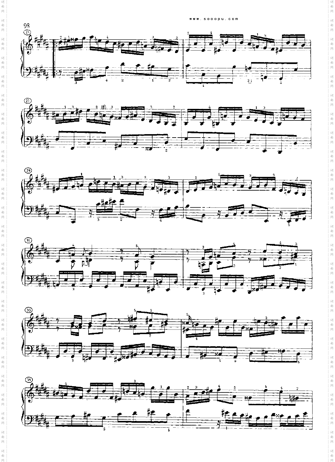 巴赫平均律曲集第二册第18首键盘类钢琴