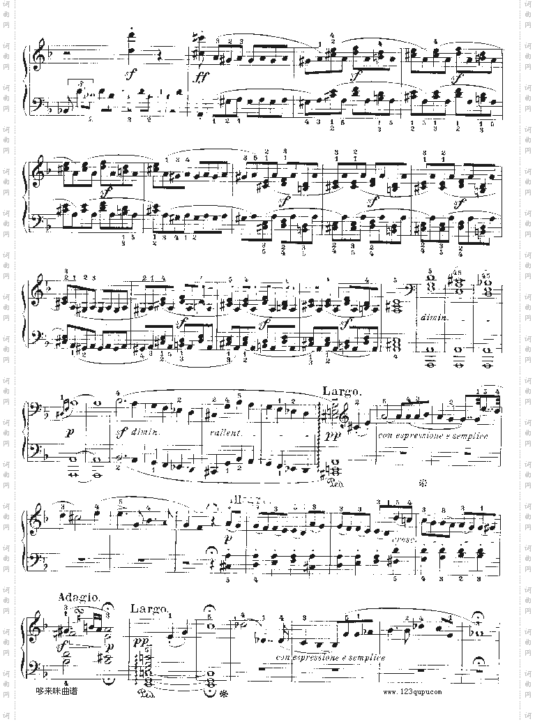 暴风雨-d小调第十七钢琴奏鸣曲-Op.31—2-贝多芬