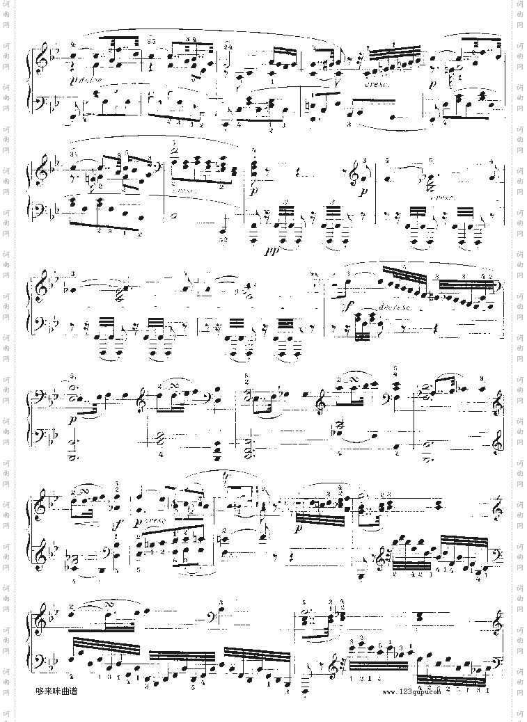 暴风雨-d小调第十七钢琴奏鸣曲-Op.31—2-贝多芬