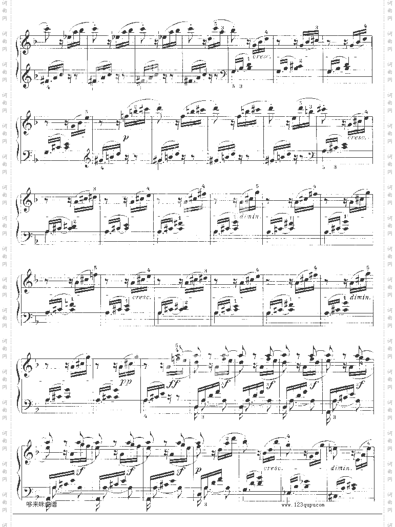 暴风雨-d小调第十七钢琴奏鸣曲-Op.31—2-贝多芬