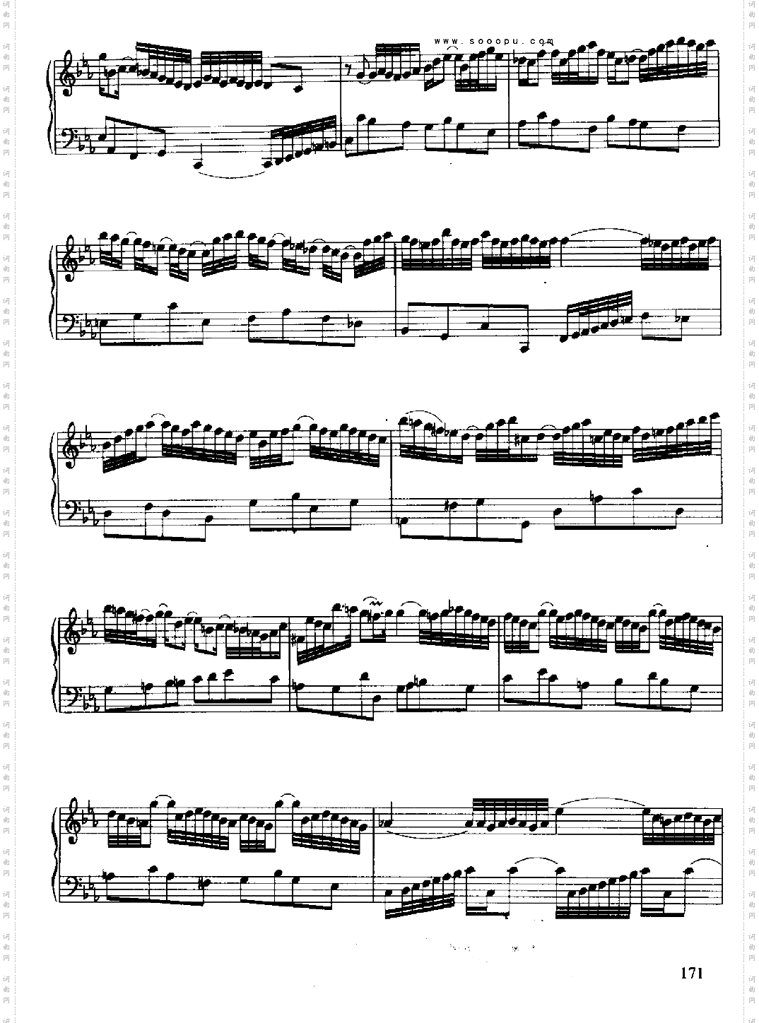 六首古组曲德国组曲键盘类钢琴