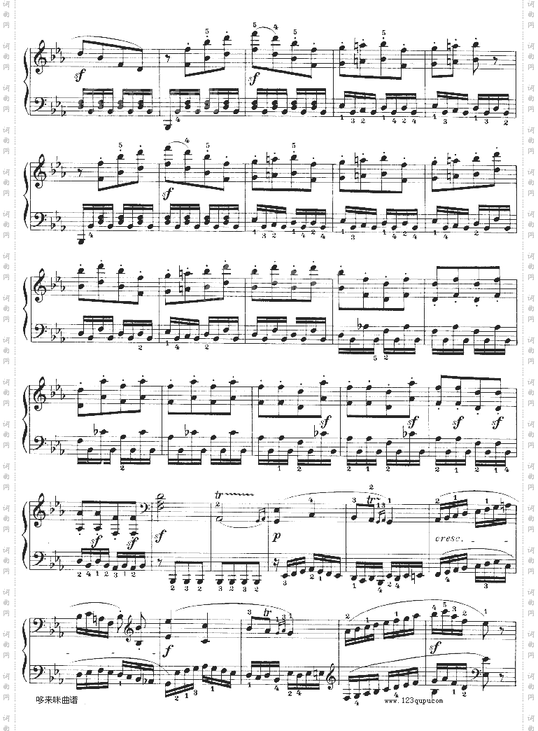 第十三钢琴奏鸣曲-Op.27No.1-贝多芬