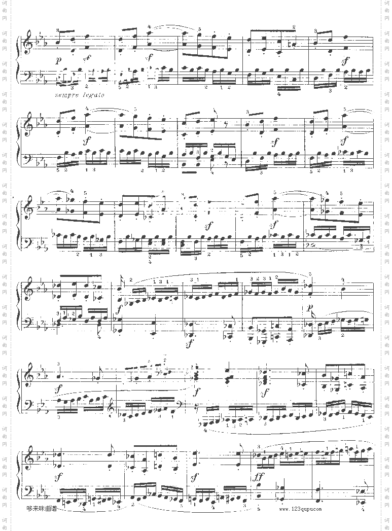 第十三钢琴奏鸣曲-Op.27No.1-贝多芬