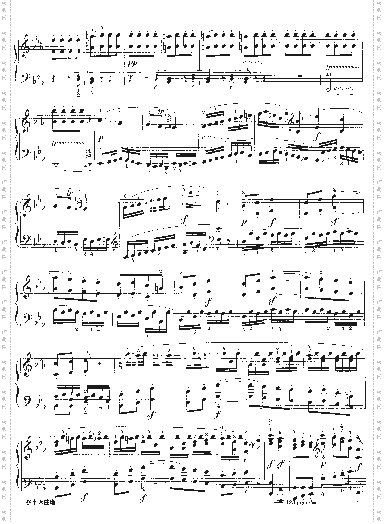 第十三钢琴奏鸣曲-Op.27No.1-贝多芬