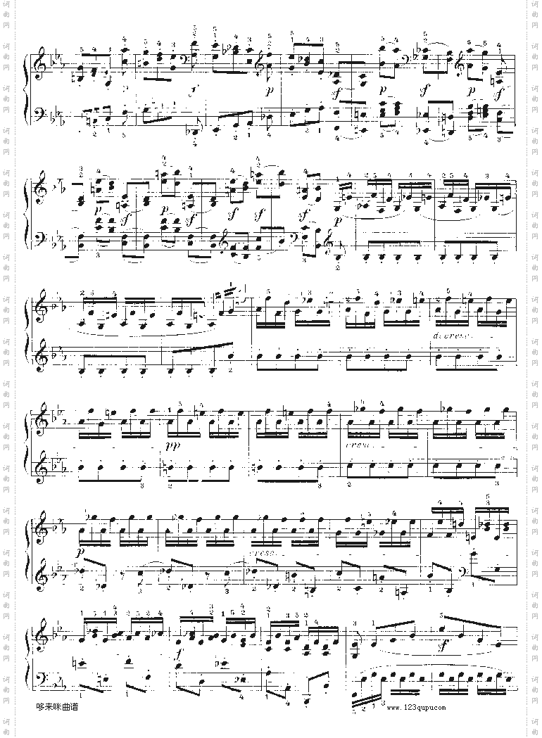 第十三钢琴奏鸣曲-Op.27No.1-贝多芬