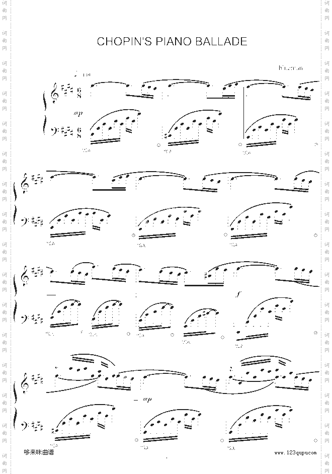 肖邦的钢琴叙事曲-肖邦