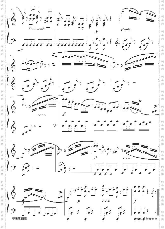 C大调小奏鸣曲第一乐章-克来门蒂